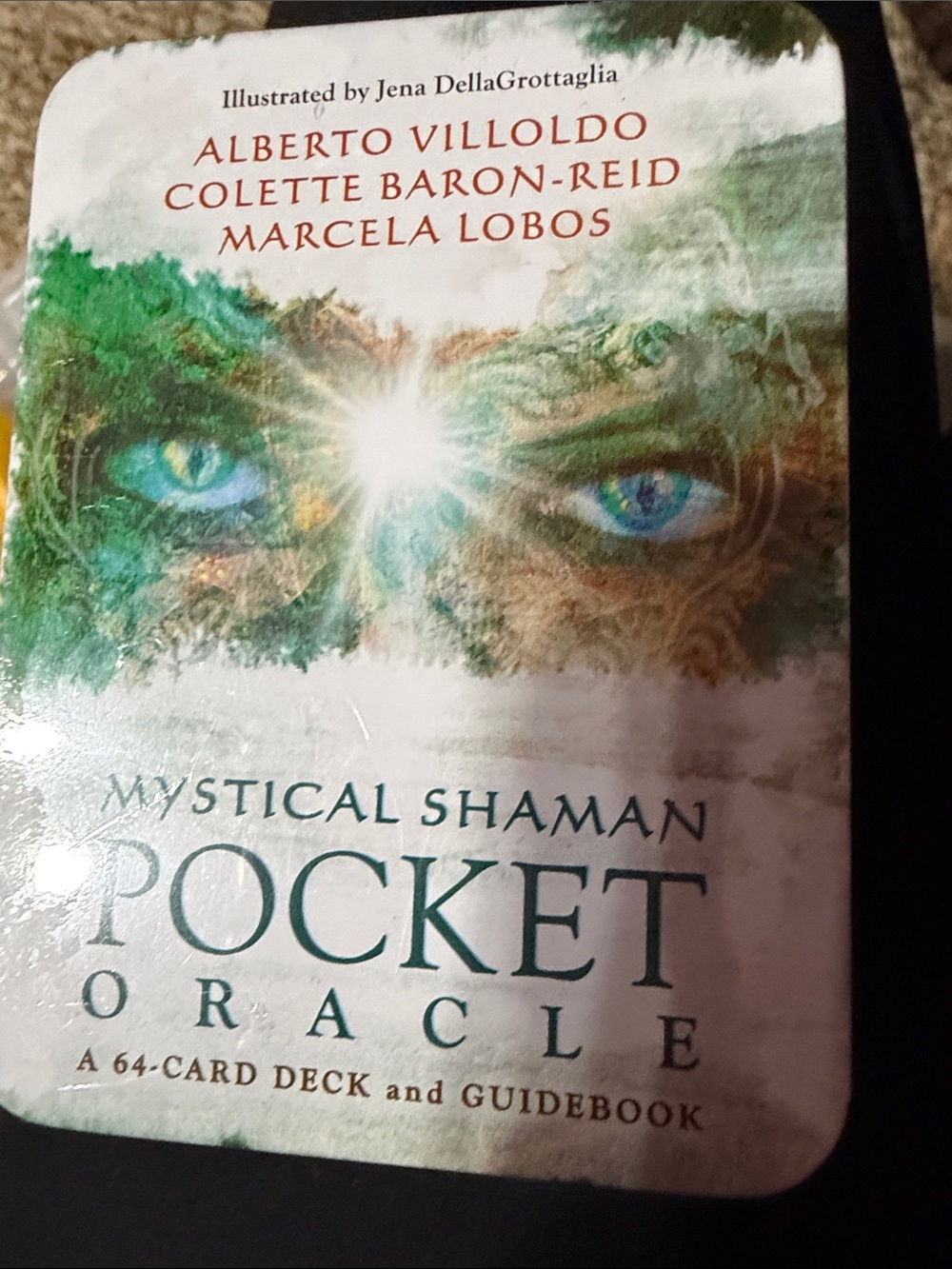 Mystical Shaman Pocket Oracle Deck - Alberto Villoldo - Green/Blue